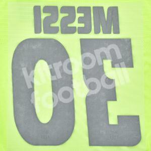 2005-06 Barcelona Away Name Number Set #30 MESSI Champions League Repro - Image 3