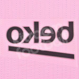 Official 2020-21 Barcelona Beko Black Sponsor Patch Parche - Image 3