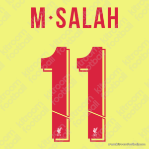 2021-22 Liverpool Cup Third Name Set #11 SALAH (Repro)