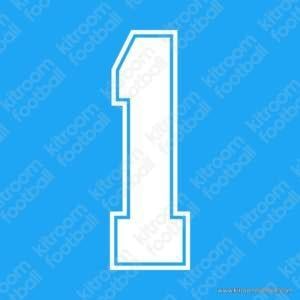 1980-91 Barcelona Goalkeeper MEYBA Number #1 (Urruti) Dorsal