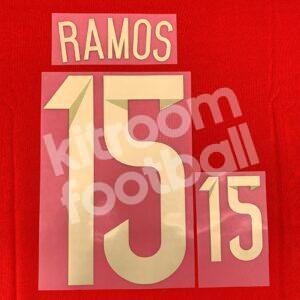 Spain World Cup 2014 Name Set Home Repro - #15 RAMOS - Image 3