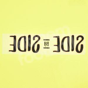 Liverpool Side by Side Red Sponsor Patch Repro - Image 3