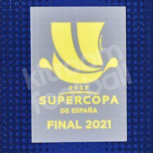 Original Player Issue 2020-21 Supercopa 2021 Fc Barcelona Yellow MDT Match Detail