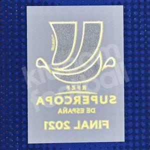 Original Player Issue 2020-21 Supercopa 2021 Fc Barcelona Yellow MDT Match Detail - Image 3