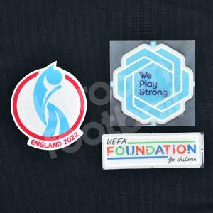 UEFA EURO England 2022 Womens Patch + Uefa Foundation + We Play Strong - Image 4