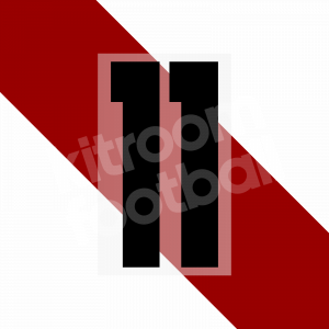 River Plate Argentina Home Number Retro #11 CRESPO Flock Repro
