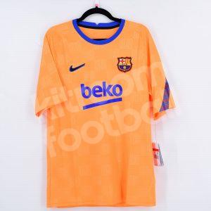 2021-22 Barcelona Pre-Match Training Shirt L Orange DH7688-837