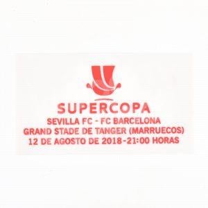 2018-19 Sevilla Supercopa 2018 Tanger MDT Red Match Detail Player Issue