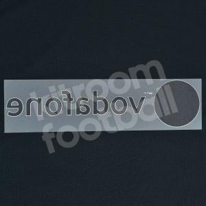 Original Player Issue Besiktas Vodafone Sponsor Patch White - Image 3