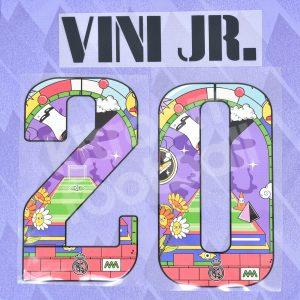 2022-23 Real Madrid Away Name Set #20 VINI JR Common Goal Repro