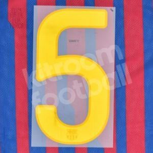 Original Player Issue 2011-12 Barcelona Home Number #5 Sipesa
