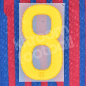 Original Player Issue 2011-12 Barcelona Home Number #8 Sipesa