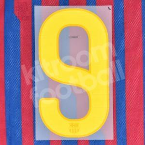 Original Player Issue 2011-12 Barcelona Home Number #9 Sipesa
