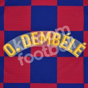 Original Player Issue 2018-21 Barcelona Home Name Block O.DEMBELE La Liga