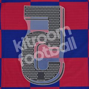 Original Player Issue 2018-21 Barcelona Home Number #5 La Liga - Image 3