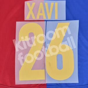 1998-00 Barcelona Centenary Name Set #26 XAVI Repro