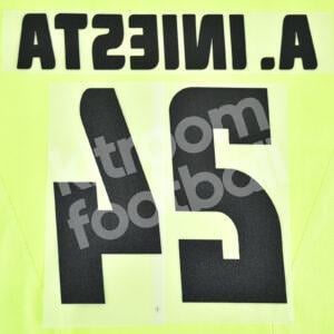 2004-06 Barcelona La Liga Away Name Set (Repro) - Image 3