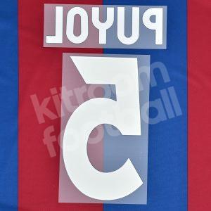 Original Player Issue 2006-07 Barcelona Name Set #5 PUYOL Sipesa - Image 3