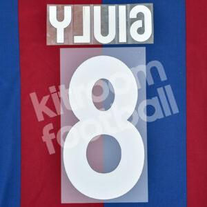 Original Player Issue 2006-07 BarcelonaName Number Set #8 GIULY Sipesa - Image 3