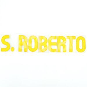 Original Player Issue 2010-11 Barcelona Home Name Block S. ROBERTO Sipesa