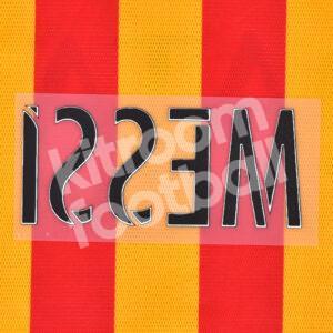 Original Player Issue 2015-16 Barcelona Away Name Block MESSI Avery - Image 3