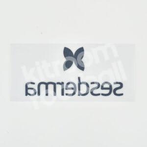 2018-19 Valencia CF Sponsor Patch Sesderma Black Repro - Image 4