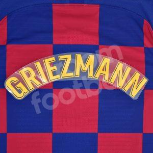 Original Player Issue 2019-21 Barcelona Home Name Block GRIEZMANN La Liga