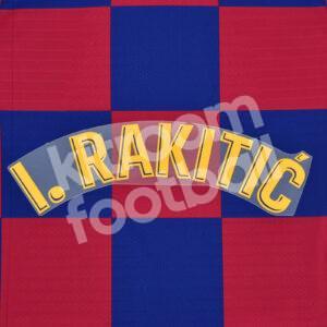 Original Player Issue 2018-21 Barcelona Home Name Block I. RAKITIC La Liga