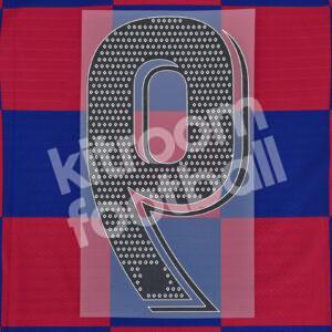 Original Player Issue 2018-21 Barcelona Home Number #9 La Liga - Image 3