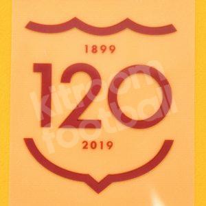 2019-20 Barcelona Joan Gamper Trophy & 120 years MDT Patch Away Repro