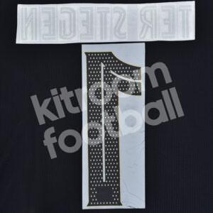 2019-22 Barcelona Home Name Number Set #1 TER STEGEN Repro European Version - Image 3