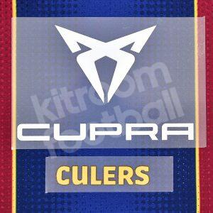 2020-21 Barcelona Sponsor Patch Cupra + Culers Home Gamper Repro