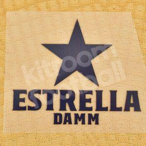 2022-23 Barcelona Sponsor Patch Estrella Damm Away Repro