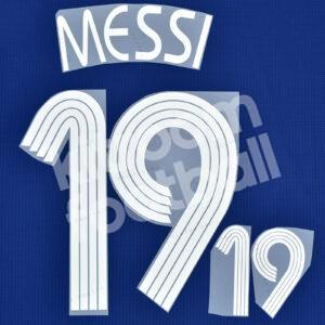 Argentina FIFA World Cup 2006 Away Name Number Set #19 MESSI Repro