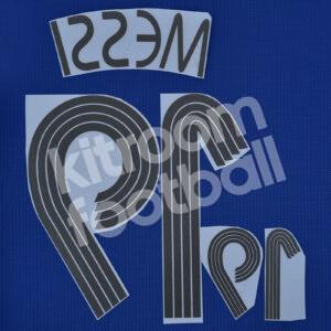 Argentina FIFA World Cup 2006 Away Name Number Set #19 MESSI Repro - Image 3