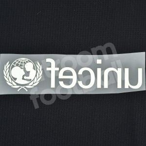 2016-17 Barcelona Unicef Back Sponsor Patch Light Green Repro - Image 3