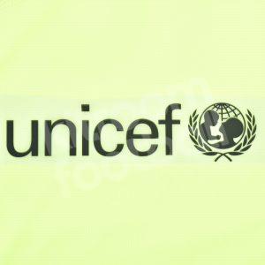 Barcelona Unicef Back Sponsor Patch Black - Image 1