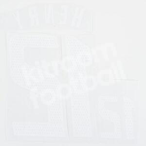 Euro 2004 France Home Name Set Number #12 HENRY Repro - Image 3