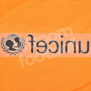 Original Player Issue 2006-07 Barcelona Unicef Light Blue Sponsor Patch Sporting ID - Image 3