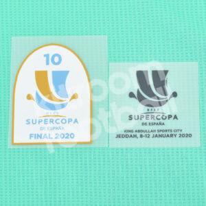 Original Player Issue 2019-20 Supercopa 2020 Patch Real Madrid Away Black Jeddah