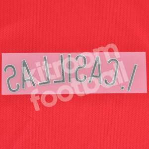 Spain World Cup 2014 Name Set Gold Repro - I. CASILLAS (Name Only Home) - Image 3
