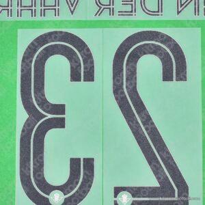 2015-16 Real Betis Name Number Set Home #23 VAN DER VAART Repro - Image 4