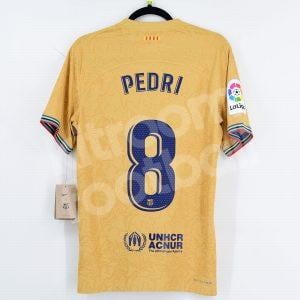 2022-23 Barcelona Away Match Shirt #8 PEDRI (S) Dri-FIT ADV La Liga (DJ7642-715) - Image 1