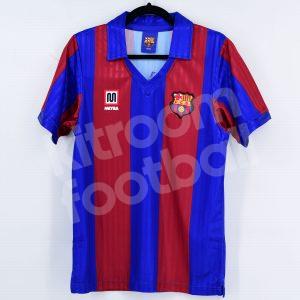 1990-92 Barcelona Home Shirt #9 LAUDRUP (S) Official Retro Replica - Image 3