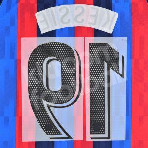 2022-23 Barcelona Home Name Number Set #19 KESSIE La Liga Repro - Image 3