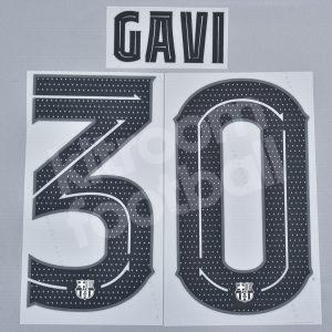 2022-23 Barcelona Third Name Number Set #30 GAVI Repro Cup