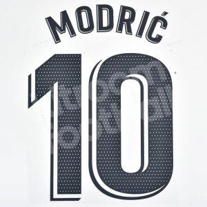 2022-23 Real Madrid Home Name Number Set #10 MODRIC Repro La Liga
