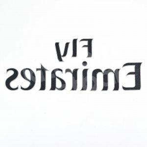 Fly Emirates Black Sponsor Patch Black Repro (27,5 * 10,6) - Image 3