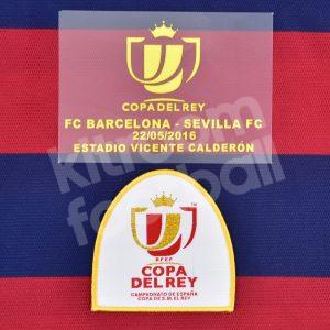 Official Reissue Final Copa del Rey 2016 Patch Barcelona