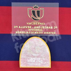 Official Reissue Final Copa del Rey 2016 Patch Barcelona - Image 3